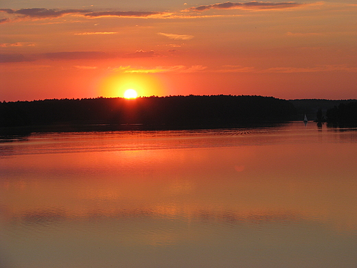 koniec dnia na Kaszubach