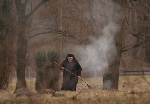 Wiosenne porzdki. Park przyklasztorny. Irena