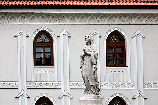 Neogotycki budynek Seminarium Duchownego we Wocawku