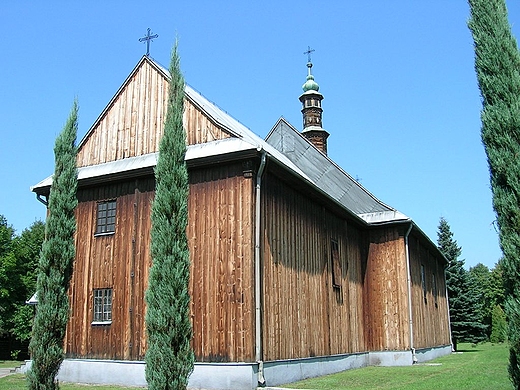 Drewniany koci modrzewiowy pw. Matki Boej Czstochowskiej