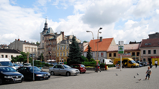 Dawny rynek miasta Biaa Krakowska-obecnie Plac Wojska Polskiego.