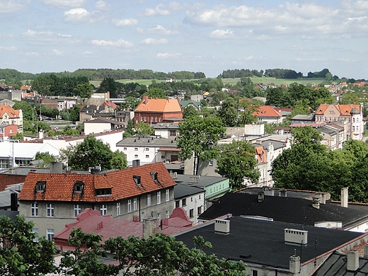 Widok z baszty na miasto