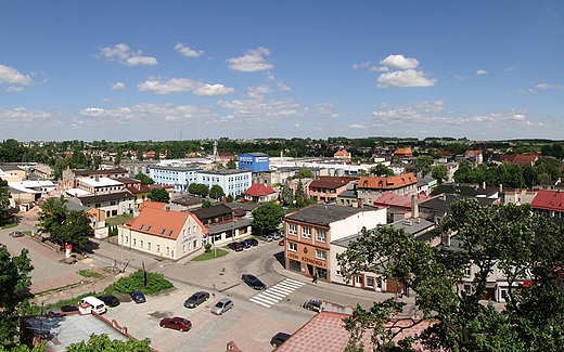 Widok z baszty na miasto