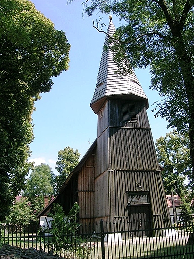 Krzyowice-drewniany koci  WNMP-szlak polichromii brzeskich.