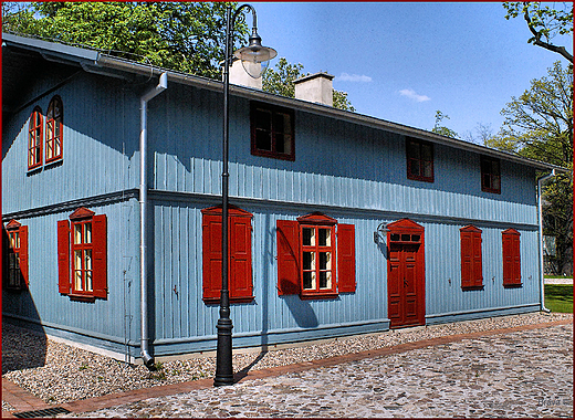 Skansen dzkiej Architektury Drewnianej -robotniczy dom drewniany