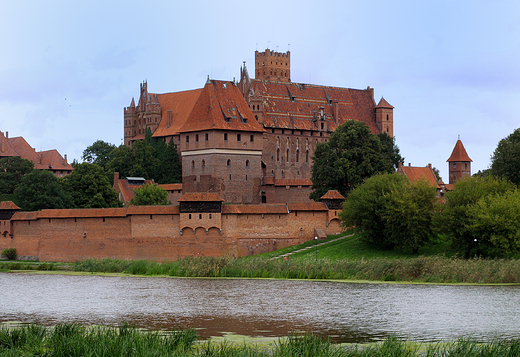 Malbork. Widok na tzw. Zamek Wysoki.