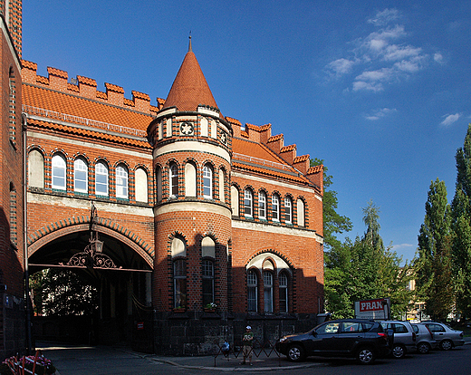 Gliwice-fragment budynku poczty.