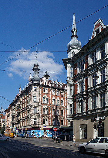 Gliwice. Ul. Zwycistwa - centrum miasta.