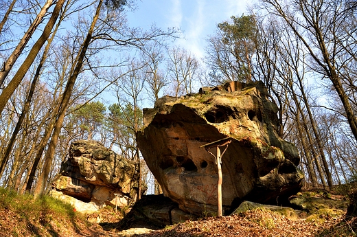 Skalne miasto w Cikowicach, woj.maopolskie