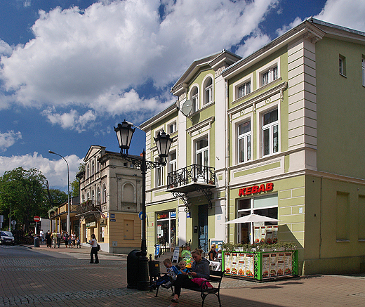 Wejherowo. Kamienice w centrum.