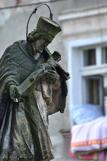 w. Jan Nepomucen. redniowieczny most w Ldku Zdroju