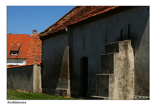 Krobielowice - Paac Blcherw: budynki gospodarcze