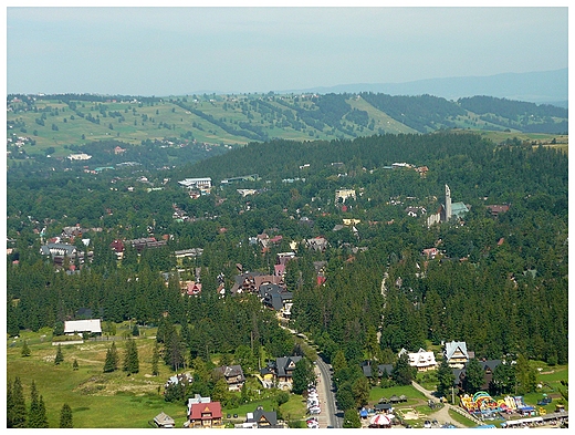 Zakopane- widok ze skoczni Wielka Krokiew