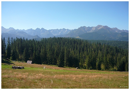 Panorama Tatr.Brzegi.Bukowina Tatrzaska.