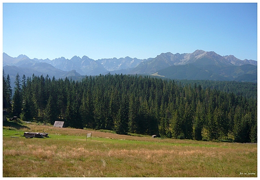 Panorama Tatr.Brzegi.Bukowina Tatrzaska.