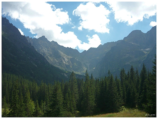 Tatry w drodze na Morskie Oko.