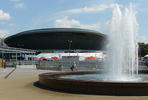 Katowice. Hala widowiskowa SPODEK.