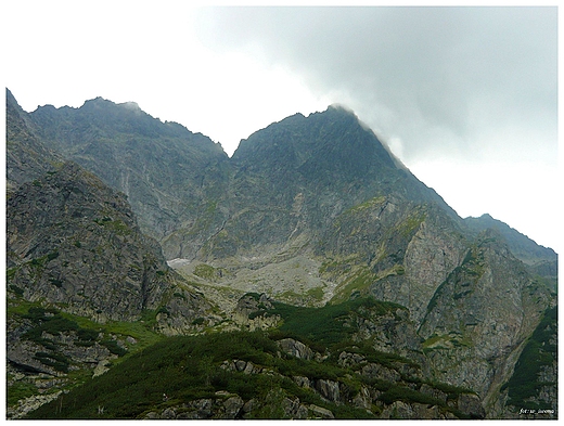 Ponad Czarnym Stawem, Tatry.