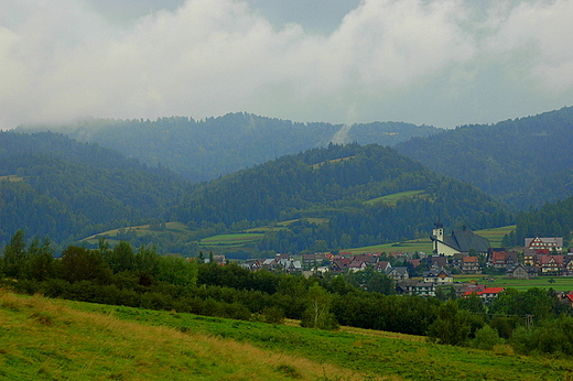 Kluszkowce - widok na wie