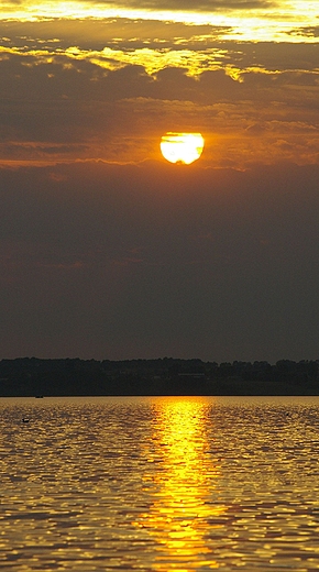 Chaupy - zmierzch nad zatok.