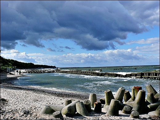 Widok na Batyk. Koobrzeg.