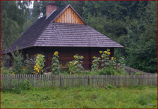 Grnolski Park Etnograficzny-chaupa z  Kaliny