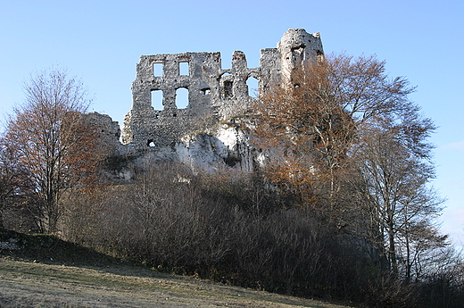 Zamek Bobolice przed rekonstrukcj