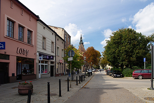 Olkusz. Poudniowa ciana rynku.