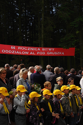 Obchody 66. rocznicy bitwy partyzanckiej. Gruszka