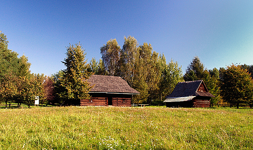 Grnolski Park Etnograficzny. Zagroda kowa z Istebnej z 1876r.