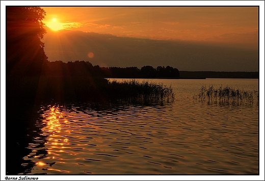 Borne Sulinowo - niebo nad jeziorem Pile