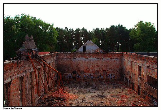 Borne Sulinowo - fragment ruin sali balowej domu oficera