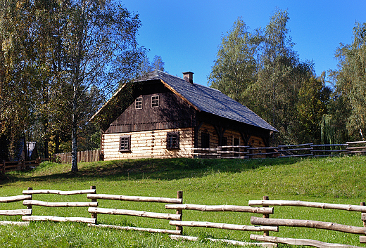 Grnolski Park Etnograficzny. Zagroda z Goleszowa - 1886r.