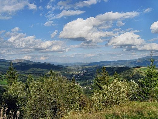 Koczy Zamek - widok ze szczytu