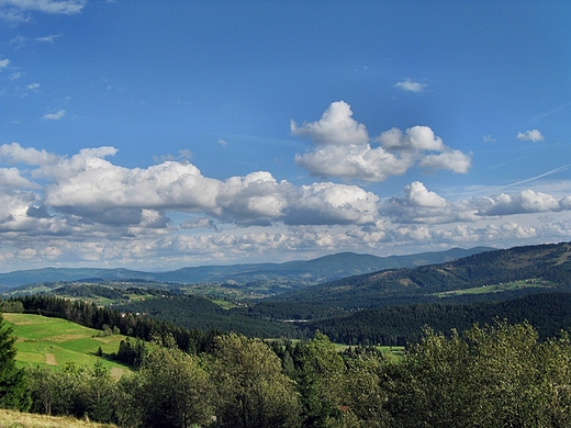 Koczy Zamek - widok ze szczytu