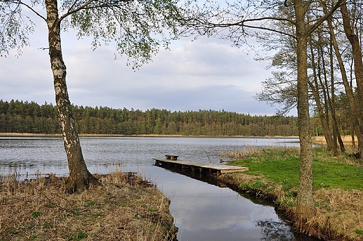 Guzowy Mlyn - widok na jezioro