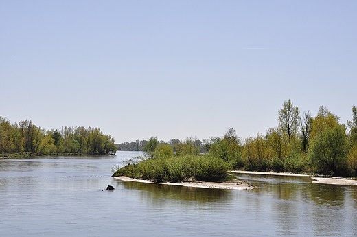 widok na Wis, poudniowe granice Warszawy