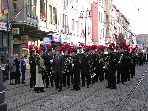 Zabrze.Zabrzański Wrzesień-orkiestra górnicza.