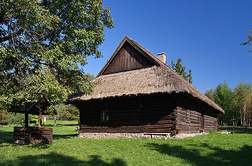 Grnolski Park Etnogradiczny. Chaupa myska z Imielina 1855r.