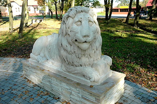 Horodo - kamienny lew na rynku