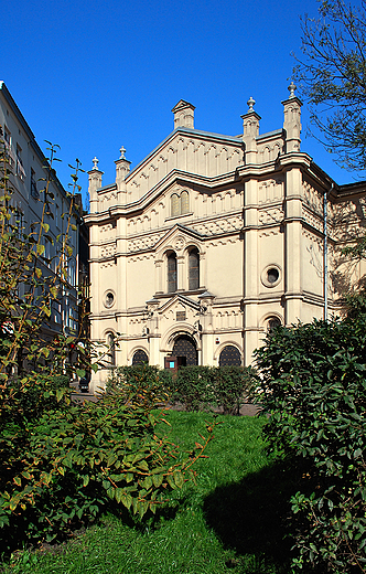 Krakw. Synagoga Tempel na Kazimierzu.