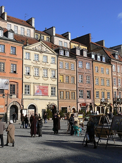 rynek starego miasta w Warszawie