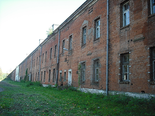 Modlin. Twierdza. Koszary wojskowe. Widok od strony pnocnej.