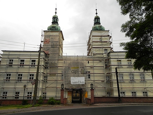Prszkw.Zamek rodu Prszkowskich.