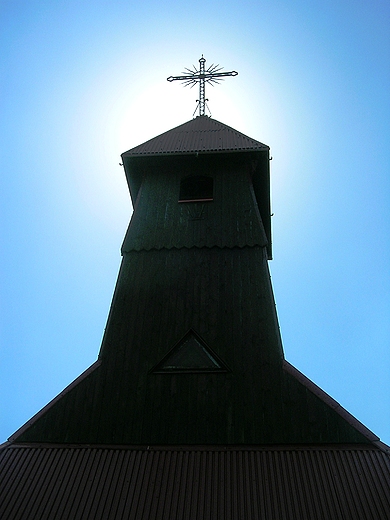 Istebna - Mlaskawka .Drewniany koci filialny w. Jzefa.