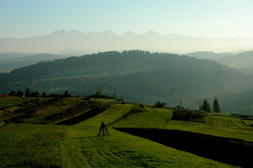 Spisz  spod Czorsztyna na Tatry