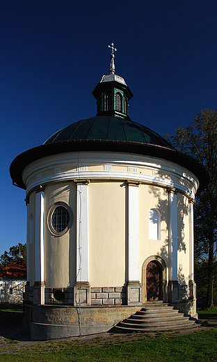 Dom Kajfasza. Barokowa kaplica z 1609r. zbudowana wg projektu Pawa Baudartha.