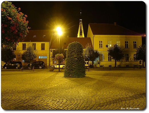 Tak wyglda moje miasto noc, rynek