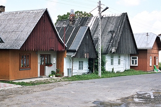 Urokliwy rynek w Jaliskach (Jaliski Park Krajobrazowy). Beskid Niski