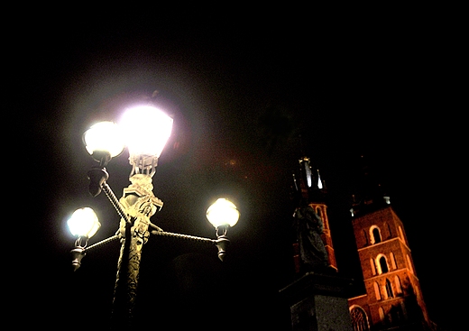 Kraków nocą po 24.00